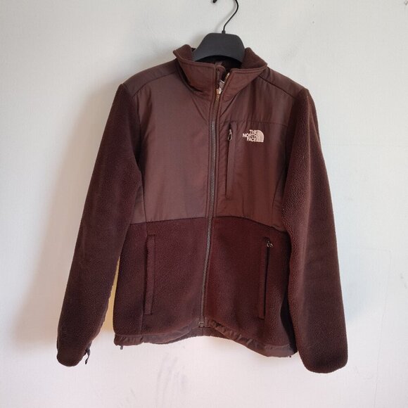 Ladies SZ S The North Face Brown Denali Fleece Jacket - Picture 1 of 8